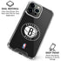 NBA Brooklyn Nets Distressed iPhone 15 Pro Max Clear Case